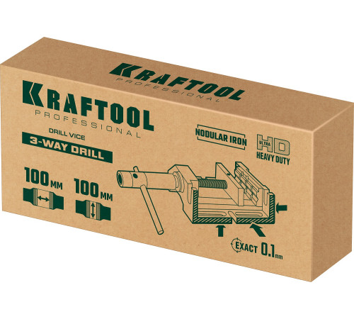 KRAFTOOL 100 мм, трехсторонние, станочные сверлильные тиски (32716-100) купить в Сочи KRAFTOOL 100 мм, трехсторонние, станочные сверлильные тиски (32716-100) купить в Сочи