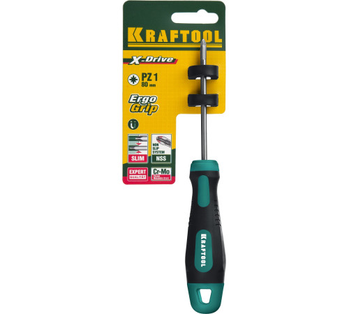 KRAFTOOL Х-Drive, PZ1 x 80, отвертка (250073-1-080) купить  в Сочи