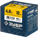 ЗУБР 4.8 x 12 мм, 500 шт, стальные заклепки, Профессионал (31312-48-12) купить  в Сочи