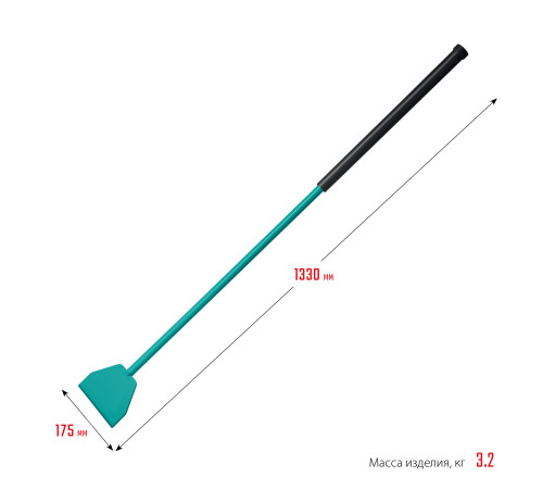 СИБИН 3.2 кг, 175 х 1330 мм, ледоруб (21959-2) купить  в Сочи