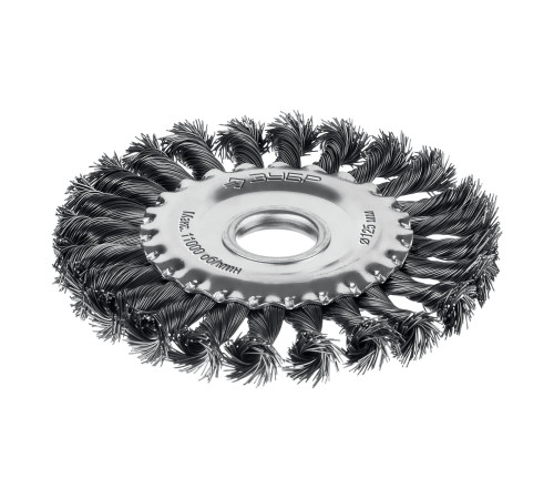 ЗУБР 125х22 мм, щетка дисковая для УШМ, жгутированная стальная проволока 0.5 мм, посад. 22 мм (35170-125) купить  в Сочи