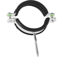 ЗУБР 2 1/2″, цинк, 1 шт, трубный хомут с шурупом (37854-73-82-1)