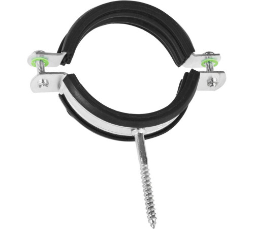 ЗУБР 2 1/2″, цинк, 1 шт, трубный хомут с шурупом (37854-73-82-1) купить  в Сочи