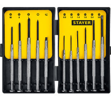 STAYER 11 предм., часовые отвертки (2560-H11)