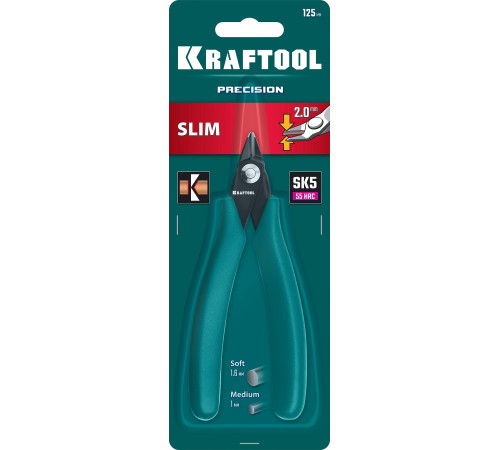 KRAFTOOL Kraft Mini, 125 мм, прецизионные бокорезы (220017-4-12) для монтажа и демонтажа крепежных элементов KRAFTOOL Kraft Mini, 125 мм, прецизионные бокорезы (220017-4-12) для монтажа и демонтажа крепежных элементов