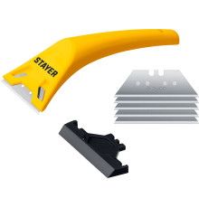 STAYER 60 мм, 5 доп. лезвий, компактный скребок (0851-H6)
