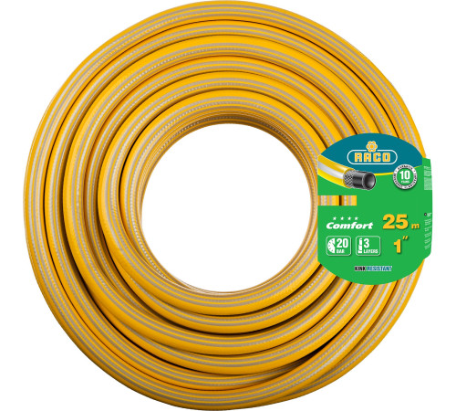 RACO COMFORT, 1″, 25 м, 20 атм, трёхслойный, армированный, поливочный шланг (40303-1-25) купить  в Сочи