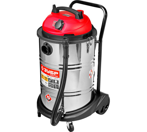 ЗУБР М4, 60 л, 1400 Вт, строительный пылесос (ПУ-60-1400 М4) купить  в Сочи