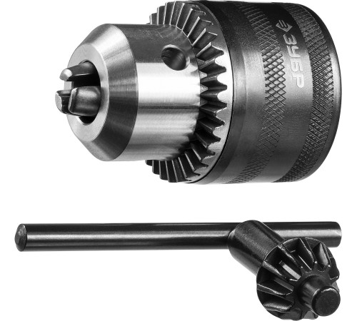 ЗУБР 13 мм, 1/2″, ударный сверлильный патрон с ключом для дрели, Профессионал (2908-13-1/2) купить  в Сочи