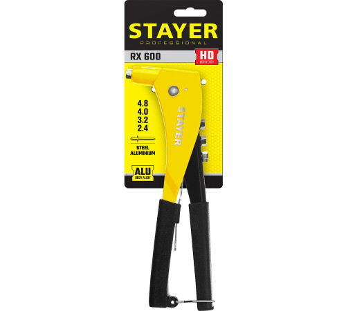 STAYER RX-600, 2.4 - 4.8 мм, 250 мм, усиленный литой заклепочник, Professional (3104) купить в Сочи STAYER RX-600, 2.4 - 4.8 мм, 250 мм, усиленный литой заклепочник, Professional (3104) купить в Сочи