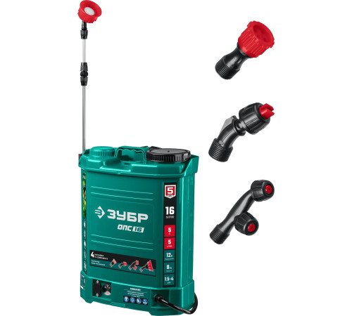 ЗУБР 16 л, аккумуляторный опрыскиватель (ОПС-16) купить  в Сочи