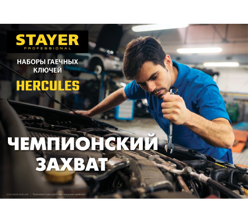 STAYER HERCULES, 47 шт, 6 - 32 мм, набор гаечных ключей универсальный, Professional (27082-H47) купить в Сочи STAYER HERCULES, 47 шт, 6 - 32 мм, набор гаечных ключей универсальный, Professional (27082-H47) купить в Сочи