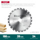 KRAFTOOL Fast, 190 х 20 мм, 24Т, пильный диск по дереву (36950-190-20) купить в Сочи