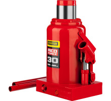 STAYER RED FORCE, 30 т, 285 - 465 мм, бутылочный гидравлический домкрат, Professional (43160-30)