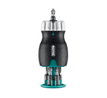 KRAFTOOL EXTREM Kompakt набор: реверсивная отвертка с битами 6 шт (25877)