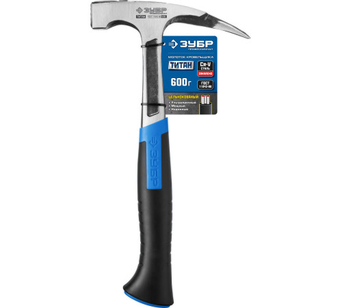 ЗУБР Профессионал 600 г, цельнокованый молоток кровельщика (20147-600) купить  в Сочи