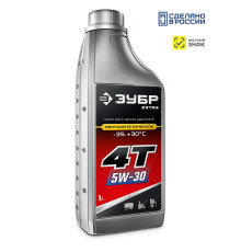 ЗУБР 4Т-5W30, 1 л, зимнее полусинтетическое масло для 4-тактных двигателей, EXTRA (70616-1)