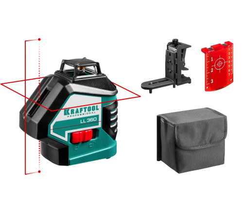 KRAFTOOL LL360 #2, лазерный нивелир (34645-2) купить  в Сочи