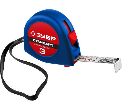 ЗУБР 3 м х 16 мм, рулетка (34016-3) купить  в Сочи