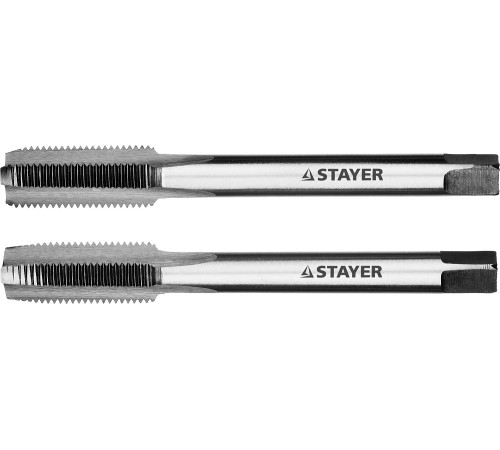 STAYER M10 х 1.0 2 шт, комплект метчиков (28025-10-1.0-H2) купить  в Сочи