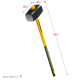 STAYER Hercules, 10 кг, кувалда с удлинённой рукояткой (20110-10) купить в Сочи