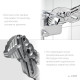 KRAFTOOL Vise-Wrench, 180 мм, клещи переставные-гаечный ключ (22063) купить в Сочи
