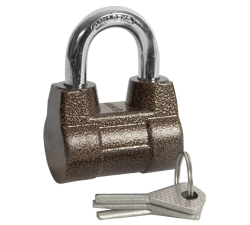 ЗУБР 60 мм, дисковый механизм секрета, облегченный, навесной замок (3720-4) купить  в Сочи