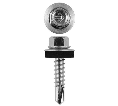 ЗУБР СКМ, 25 х 5.5 мм, цинк, 1800 шт, кровельный саморез, Профессионал (4-300310-55-025) купить  в Сочи