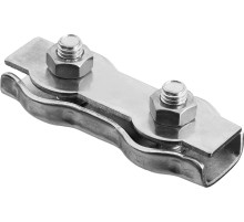 ЗУБР 3 мм, 75 шт, двойной зажим троса (4-304445-03)