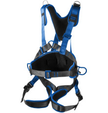 ЗУБР МОНБЛАН стальная фурнитура с полимерным покрытием, 4 точки крепления, р. L(1140-1440), страховочная и удерживающая привязь, Профессионал (11593)