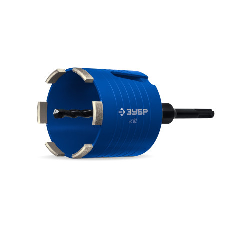 ЗУБР АСК d 82 мм (М16, рабочая глубина 75 мм, лазерная сварка), алмазная сегментная коронка для подрозетников, Профессионал (29875-82) купить  в Сочи