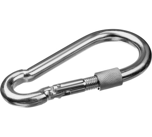 ЗУБР DIN 5299D, 5 мм, 1 шт, карабин с предохранительной гайкой (304556-05) купить  в Сочи