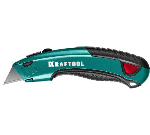 KRAFTOOL с автостопом, 2 лезвия, универсальный нож (09241) купить в Сочи KRAFTOOL с автостопом, 2 лезвия, универсальный нож (09241) купить в Сочи