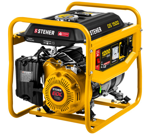 STEHER 1200 Вт, бензиновый генератор (GS-1500) купить  в Сочи