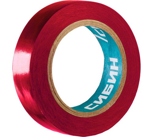 СИБИН 15 мм х 10 м, 5 000 В, красная, изолента ПВХ (1235-3) купить  в Сочи