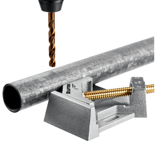 KRAFTOOL Extrem C90, глубина зажима 90 мм, экстрамощная стальная угловая струбцина для сварочных работ (32201) купить  в Сочи