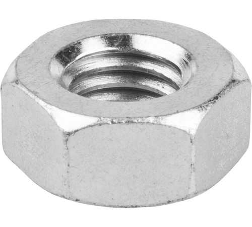 ЗУБР ГОСТ ISO 4032-2014, кл. пр. 6, M10, цинк, 5 кг, шестигранная гайка (303550-10) купить  в Сочи