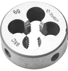 ЗУБР М5 x 0.8 мм, сталь 9ХС, плашка круглая ручная (4-28022-05-0.8)
