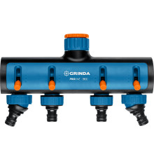 GRINDA TS-4, 3/4″ - 1″, четырехканальный, с внутренней резьбой, поливочные распределители, PROLine (8-426313)