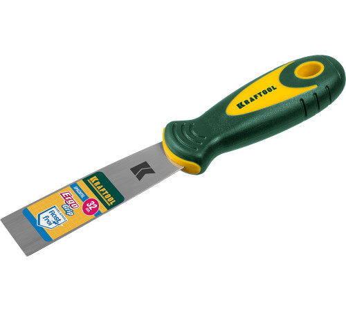 KRAFTOOL 30 мм, х-образное профилированное полотно, двухкомпонентная ручка, нержавеющий, шпатель (10035-030) купить  в Сочи