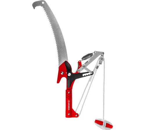 GRINDA HX-350, 350 мм, лезвия закалены, антикор. покрытие, храповый механизм, пила хромированная, режущий крюк, штанговый сучкорез (8-424431) купить  в Сочи