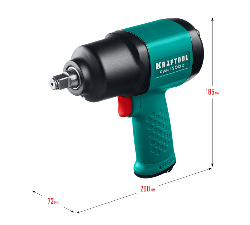 KRAFTOOL PW-1300c, 1/2″, 1300 Н·м, ударный пневматический гайковерт (64205) купить  в Сочи