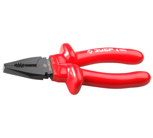 ЗУБР Электрик, 180 мм, диэлектрические комбинированные плоскогубцы (2214-1-18) купить  в Сочи