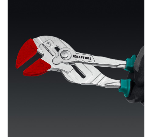 KRAFTOOL Vise-Wrench сменные защитные накладки на губки, для клещей 250 мм, набор из 3-х пар (22067-S3) для защиты хромированных поверхностей при работе совместно с переставными клещами KRAFTOOL Vise-Wrench сменные защитные накладки на губки, для клещей 250 мм, набор из 3-х пар (22067-S3) для защиты хромированных поверхностей при работе совместно с переставными клещами