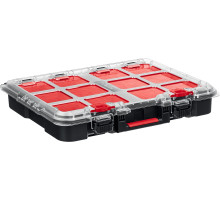 KETER STACKNROLL, 525 х 345 х 147 мм, (21″), пластиковый ящик-органайзер с 10 регулируемыми ячейками (38399)