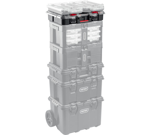 KETER STACKNROLL, 525 х 345 х 147 мм, (21″), пластиковый ящик-органайзер с 10 регулируемыми ячейками (38399) купить в Сочи KETER STACKNROLL, 525 х 345 х 147 мм, (21″), пластиковый ящик-органайзер с 10 регулируемыми ячейками (38399) купить в Сочи