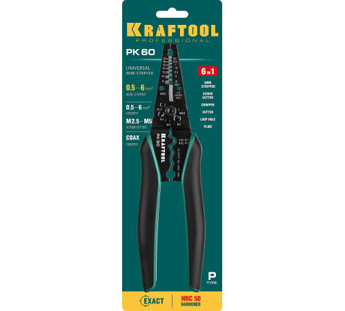 KRAFTOOL PK-60, 0.5 - 6 мм2, многофункциональный стриппер (22658) купить в Сочи KRAFTOOL PK-60, 0.5 - 6 мм2, многофункциональный стриппер (22658) купить в Сочи