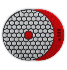 ЗУБР 100 мм, №100, сухое шлифование, алмазный гибкий шлифовальный круг АГШК, Профессионал (29868-100)