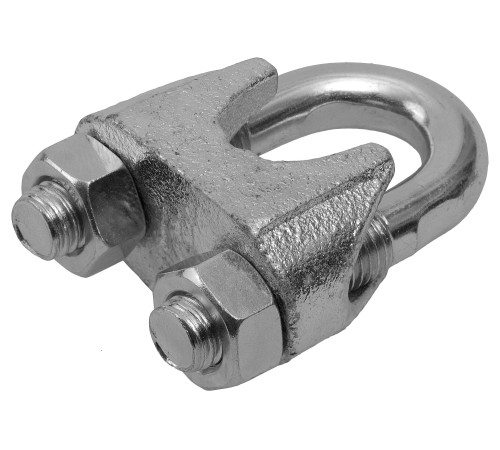 ЗУБР DIN 741, 6 мм, 2 шт, зажим троса, Профессионал (304416-06) купить  в Сочи