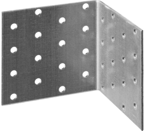 ЗУБР УКР-2.0, 80 x 80 x 80 x 2 мм, цинк, равносторонний крепежный уголок (310206-080-080) купить  в Сочи